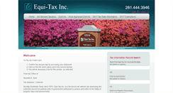 Desktop Screenshot of equitaxinc.com