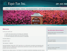 Tablet Screenshot of equitaxinc.com